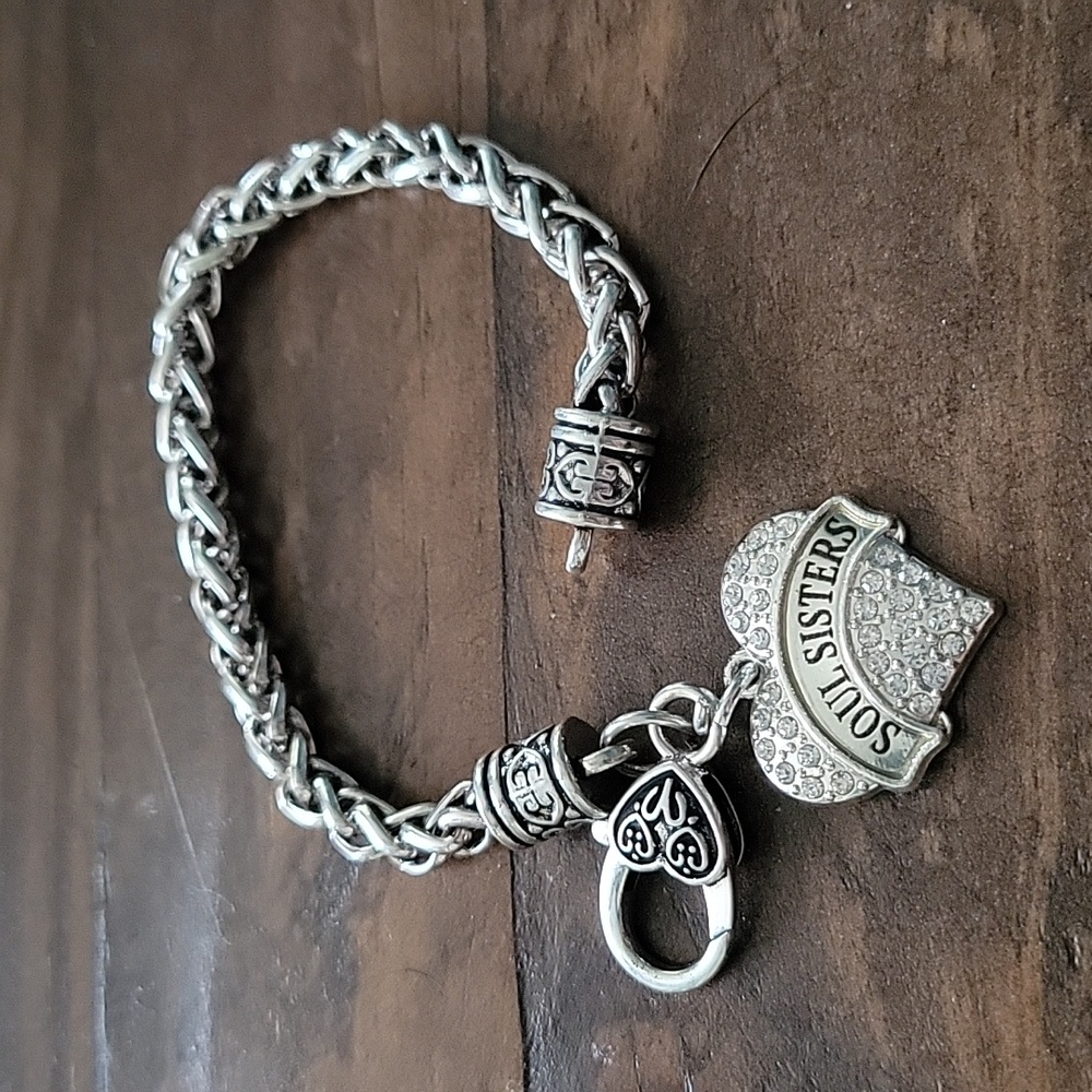 SOUL Sister silver chain bracelet